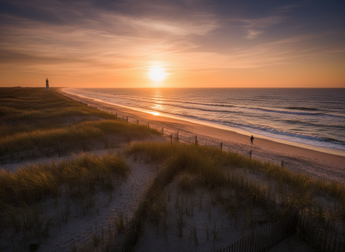 delaware, golden hour photograph. cinematic camera angle 139916